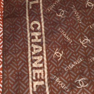 Chanel silk head wrap